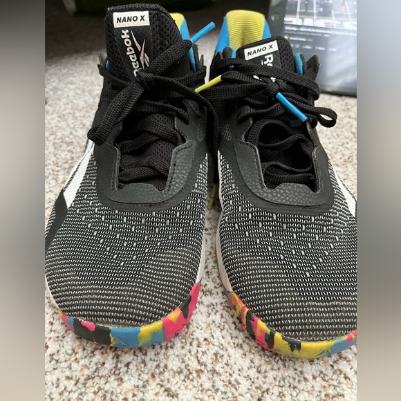 Reebok nano x - black + multicolor - Picture 1 of 6